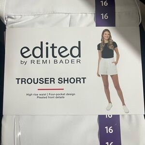 White Trouser Shorts